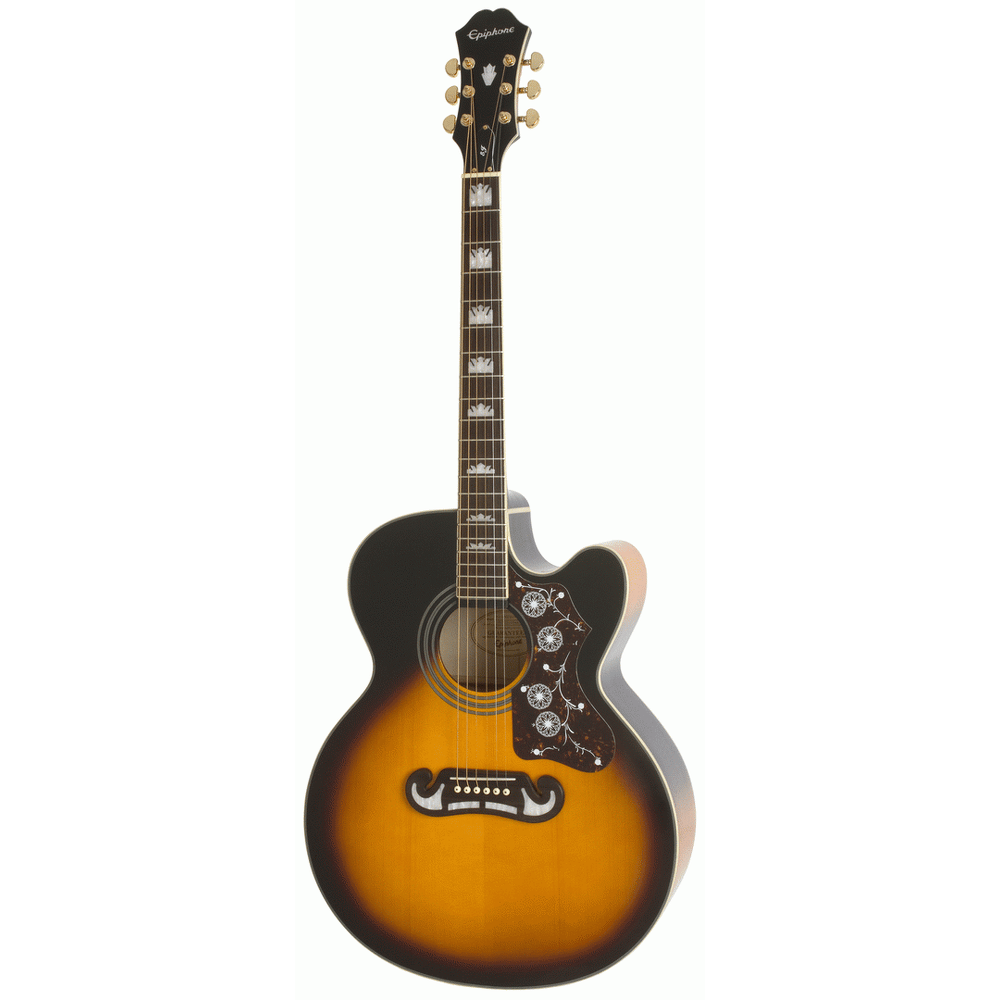Epiphone J200EC Studio Acoustic Guitar - Vintage Sunburst from Joondalup Music Centre