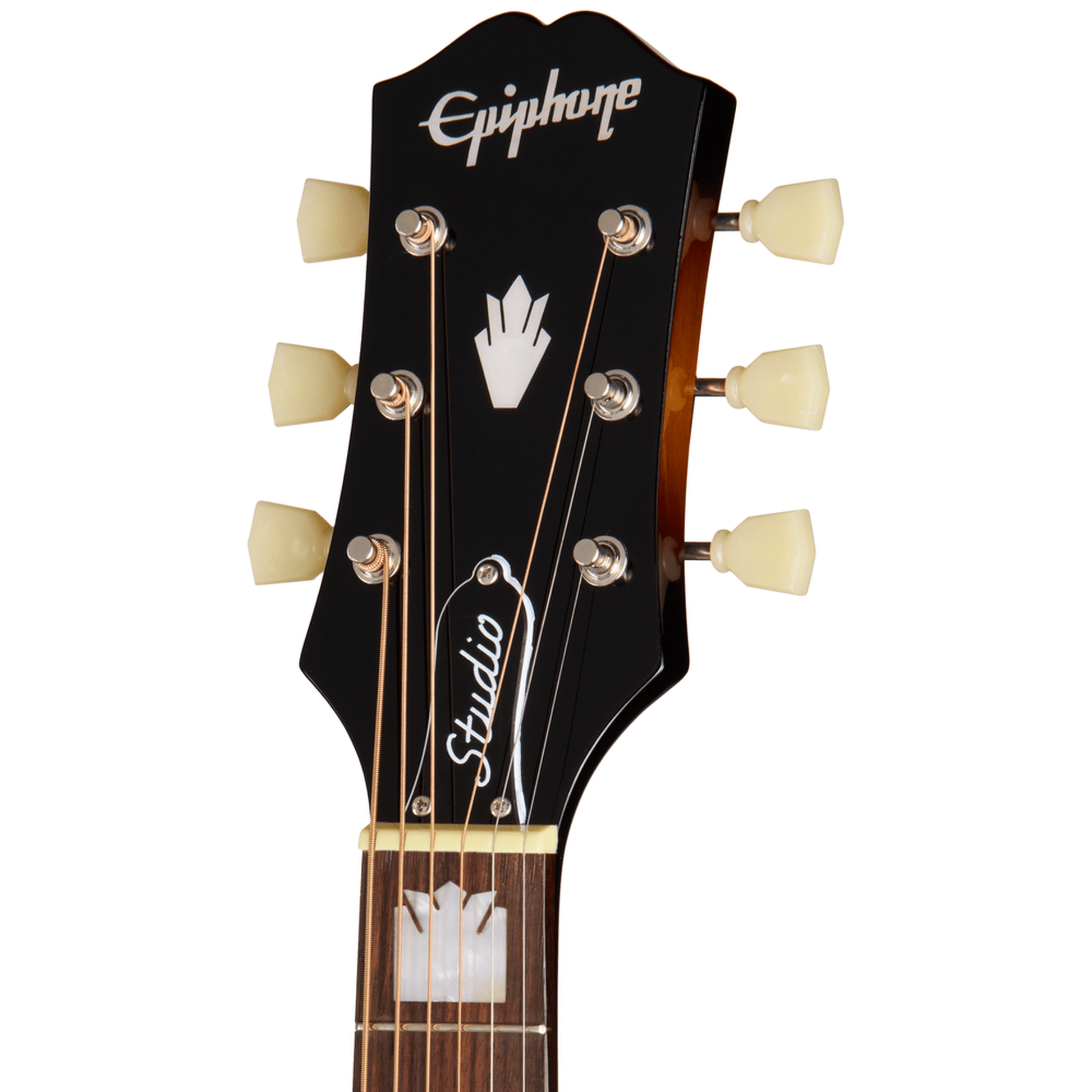 Epiphone J200 Studio EC Acoustic Guitar - Vintage Sunburst 4