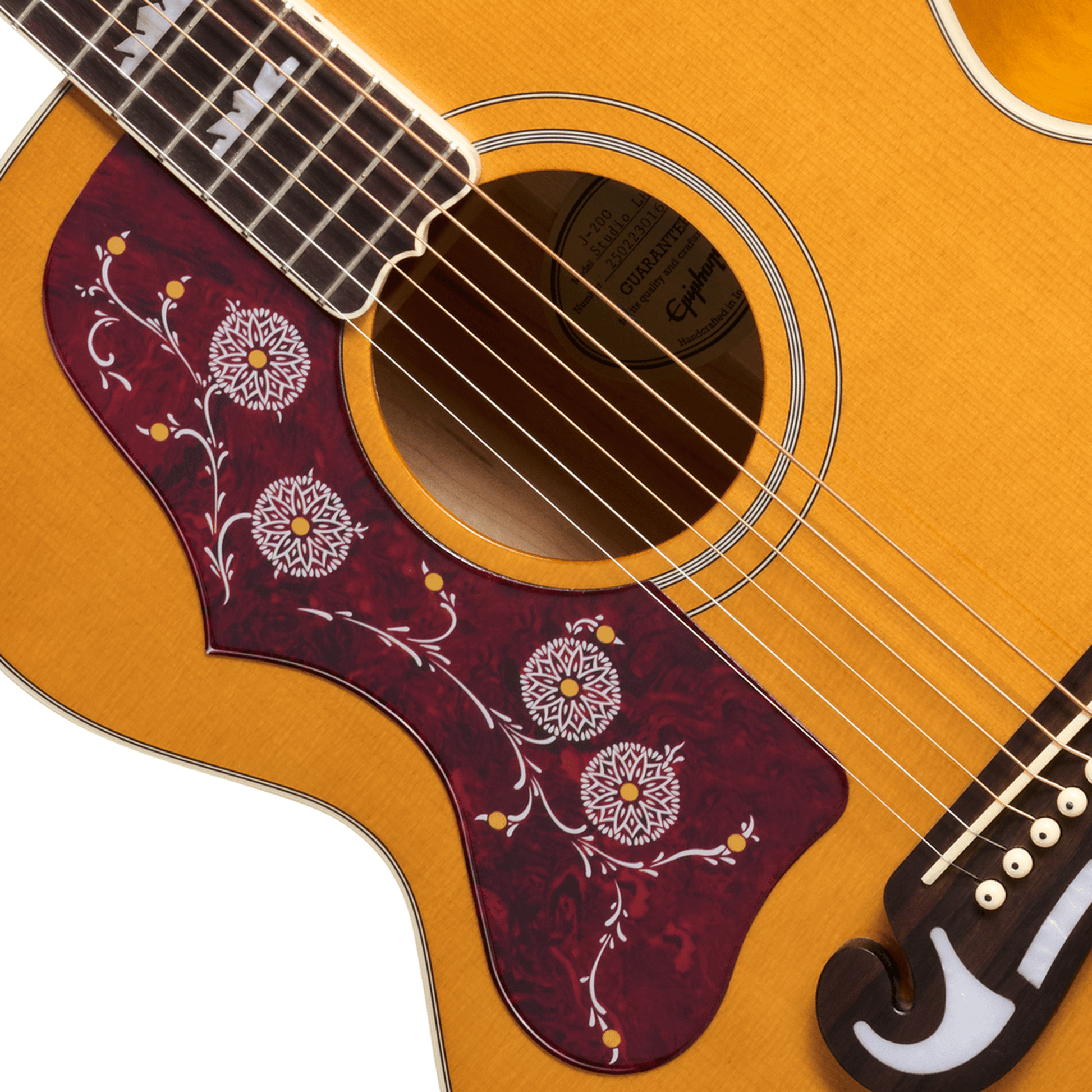 Epiphone J200 Studio Left Handed Acoustic Guitar - Natural from Joondalup Music Centre 3