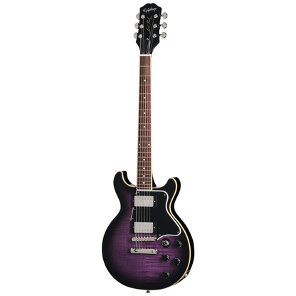 Epiphone Les Paul Special Double Cut Figured Electric Guitar - Dark Purple Burst