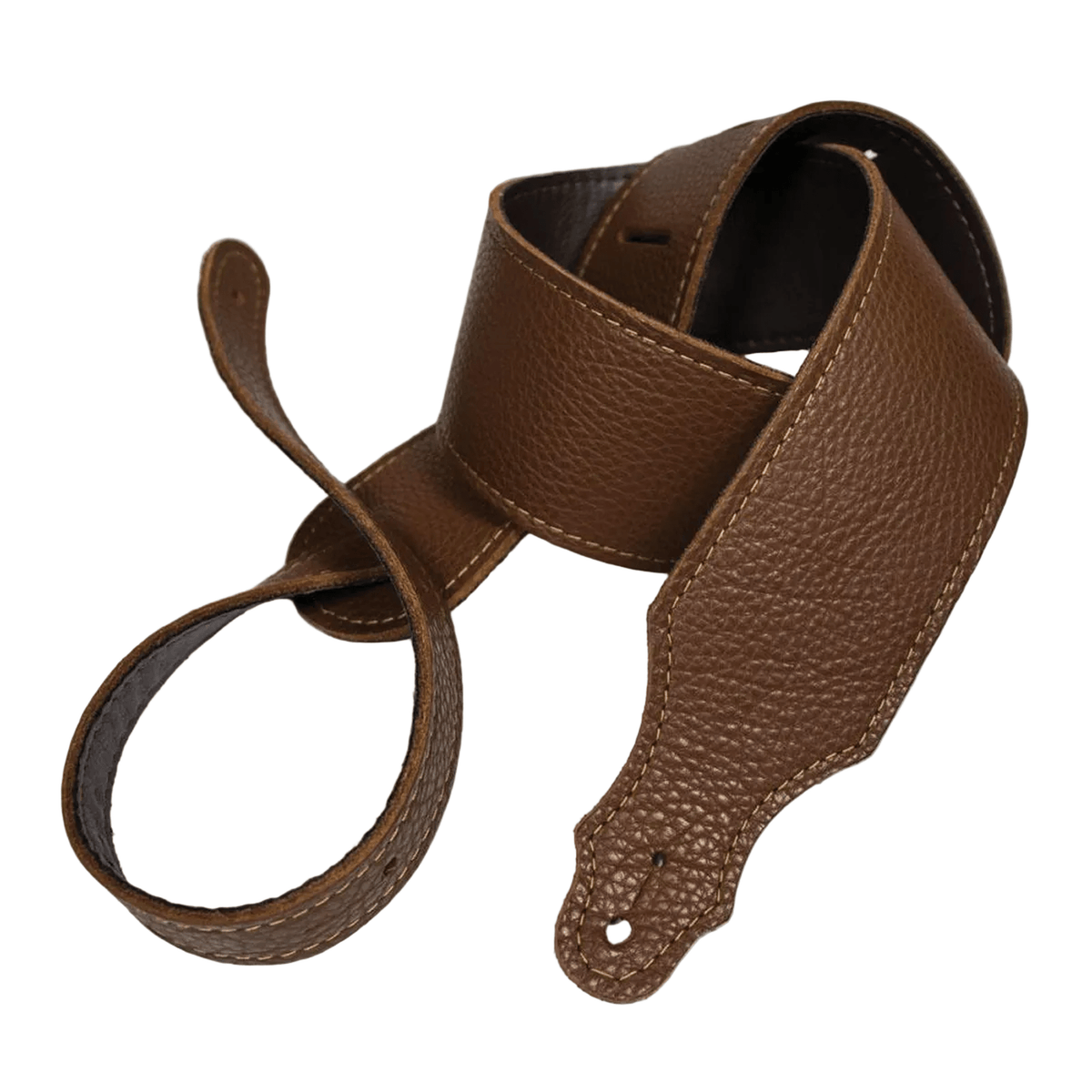 Franklin 2.5" Caramel Purist Leather Strap with Buck Backing