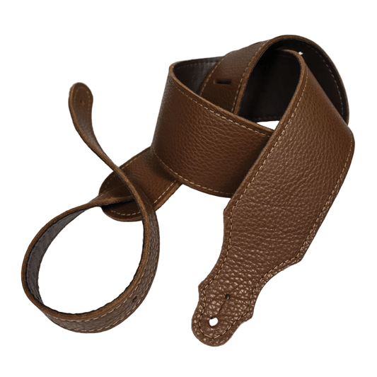 Franklin 2.5" Caramel Purist Leather Strap with Buck Backing