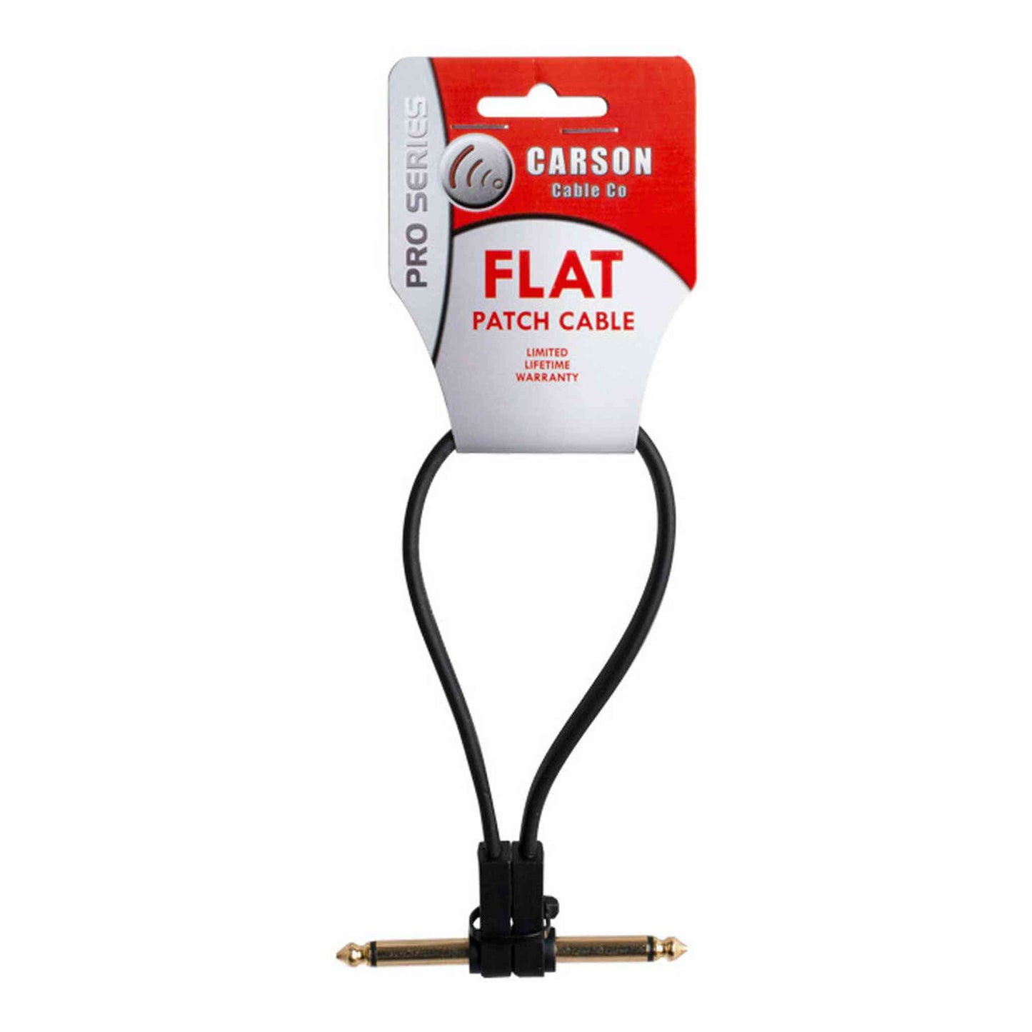 Carson FLAT1 Pro Flat Patch Cable - 1Ft
