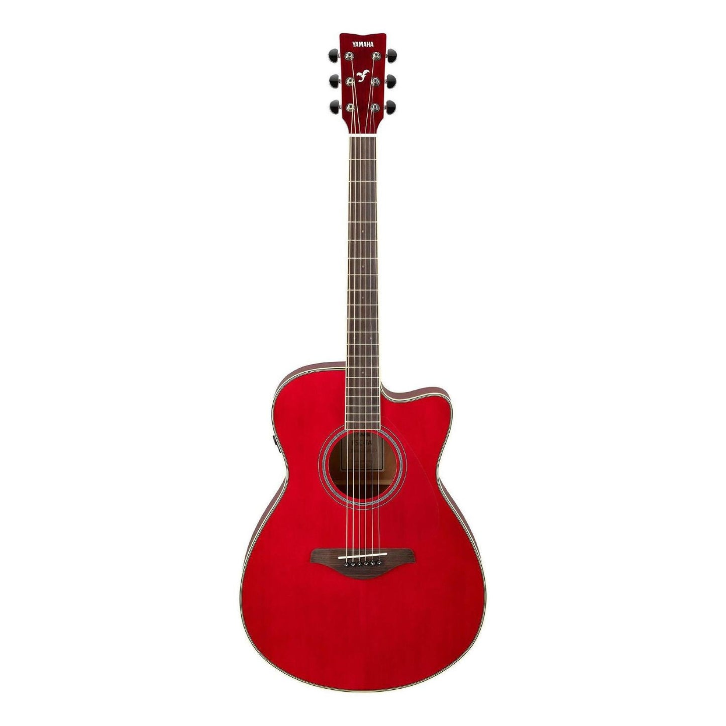 Yamaha FSC-TA-RR Transacoustic Acoustic Guitar - Ruby Red