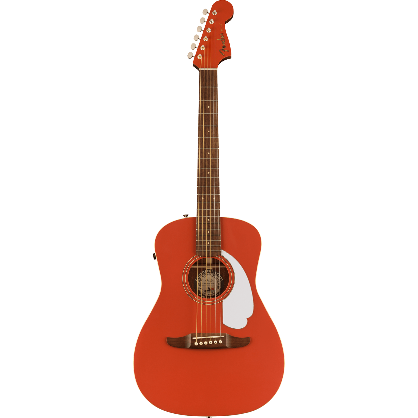 Fender - Malibu Player Acoustic Guitar - Fiesta Red