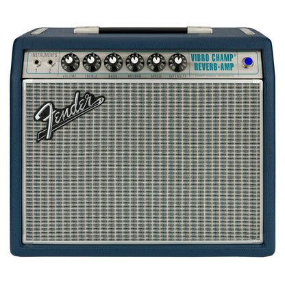 Fender 68 Custom Vibro Champ Reverb Ltd Edition - Navy Blue from Joondalup Music Centre