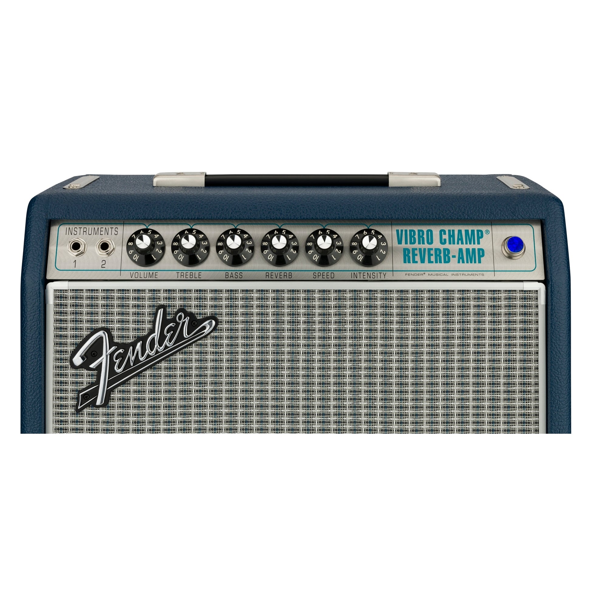 Fender 68 Custom Vibro Champ Reverb Ltd Edition - Navy Blue from Joondalup Music Centre 5