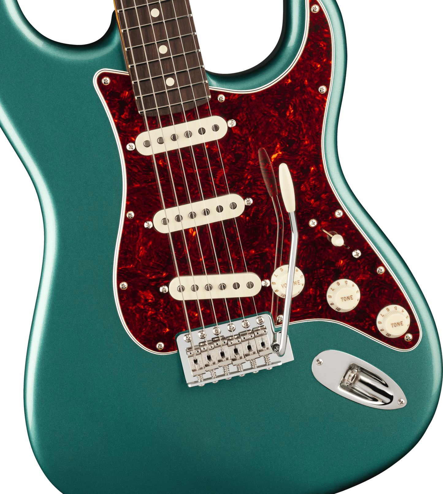 Fender American Professional Classic Stratocaster - Faded Sherwood Green Metallic 3