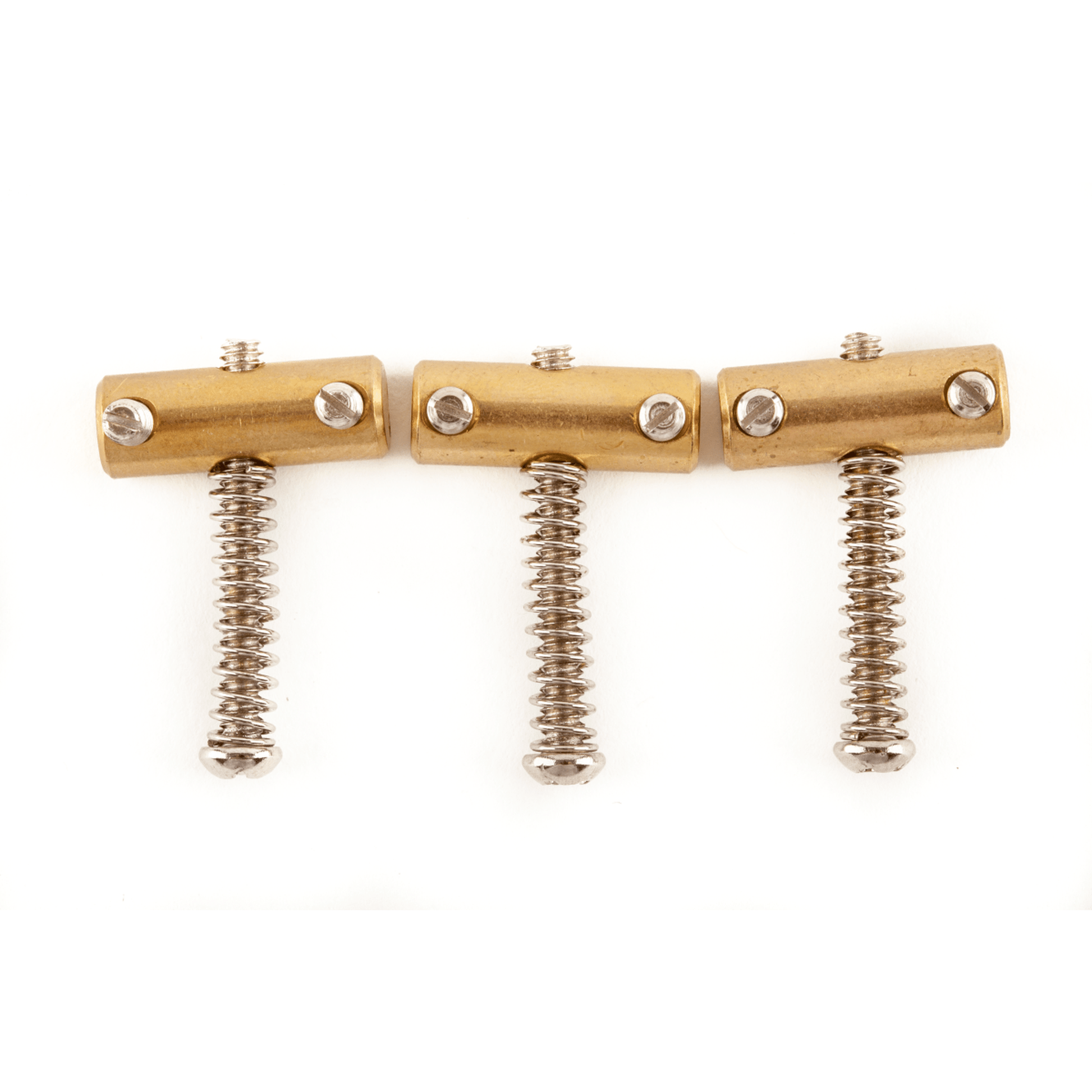 Fender American Vintage Telecaster Compensated Bridge Saddles - Brass from Joondalup Music Centre 