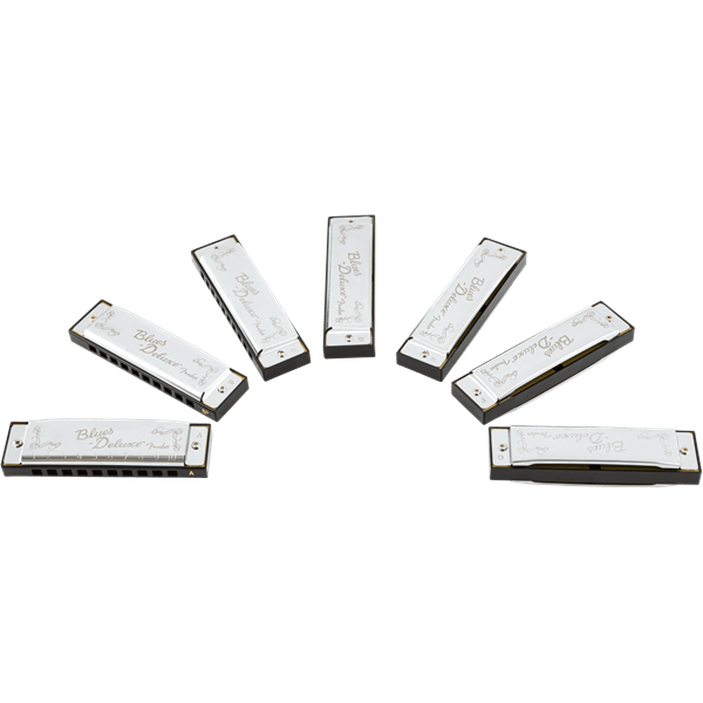 Fender Blues Deluxe Harmonica - Pack Of 7 from Joondalup Music Centre 3