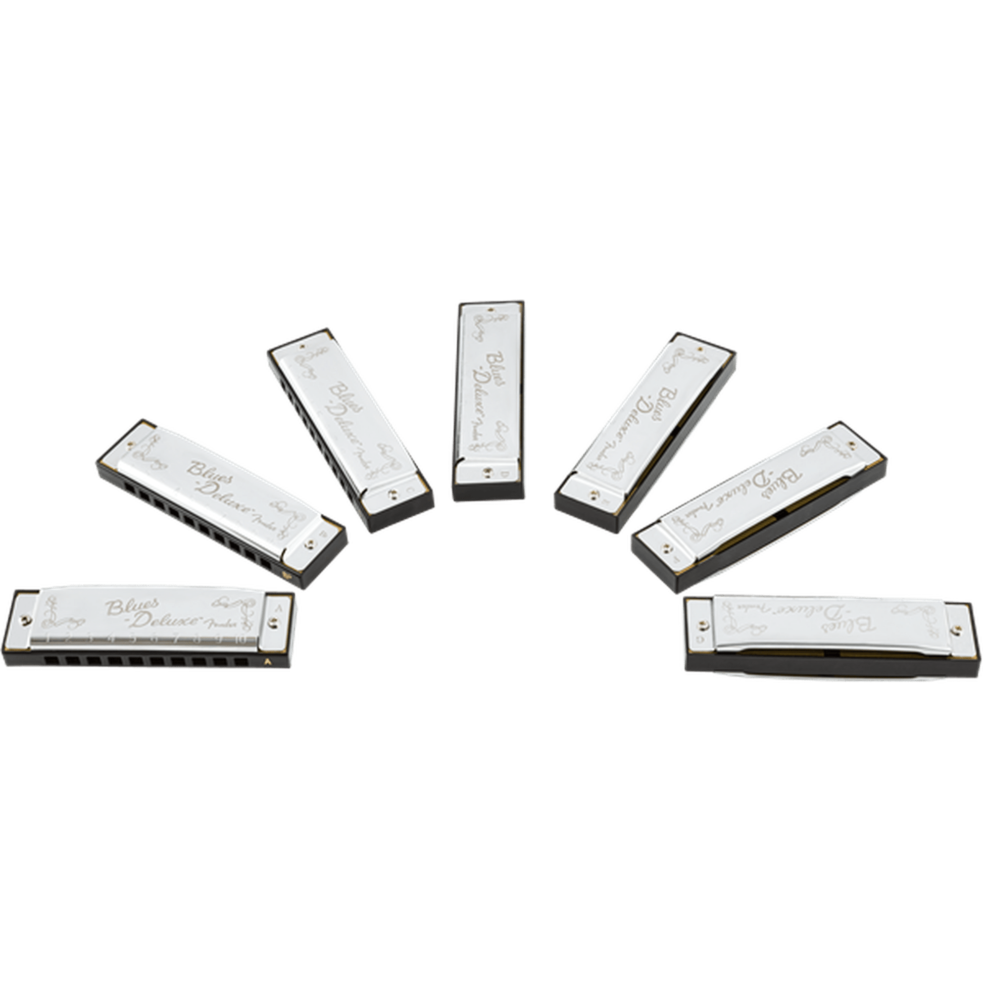 Fender Blues Deluxe Harmonica - Pack Of 7 from Joondalup Music Centre 3