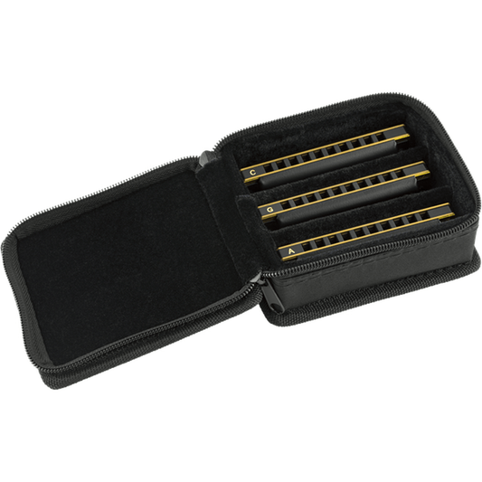 Fender Blues Deville Harmonica 3-Pack w/ Case 2