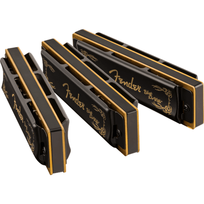 Fender Blues Deville Harmonica 3-Pack w/ Case 5
