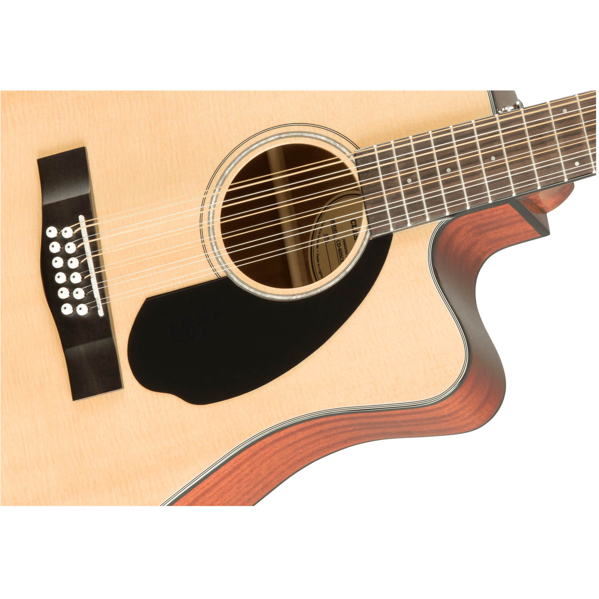 Fender CD-60SCE Dreadnought 12-string Acoustic Guitar - Natural from Joondalup Music Centre 3