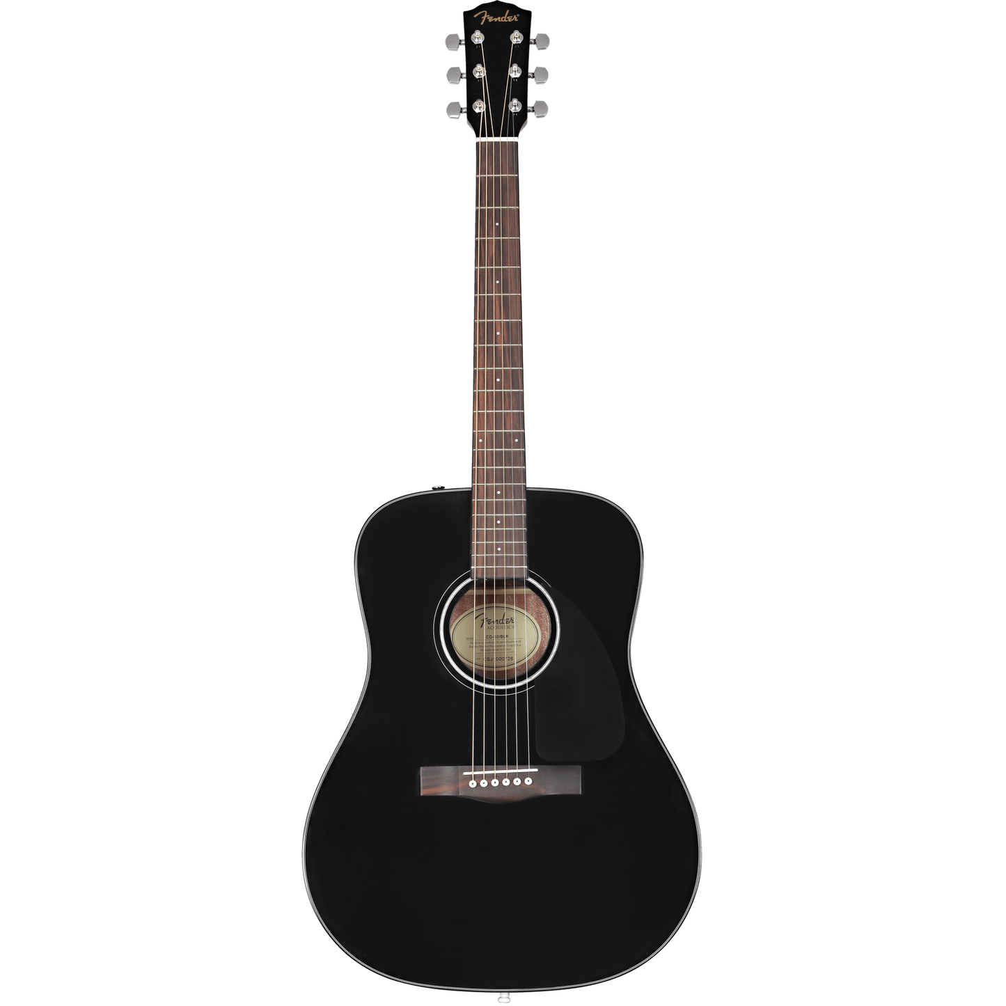 Fender CD-60 Dreadnaught V3 Acoustic Guitar - Black