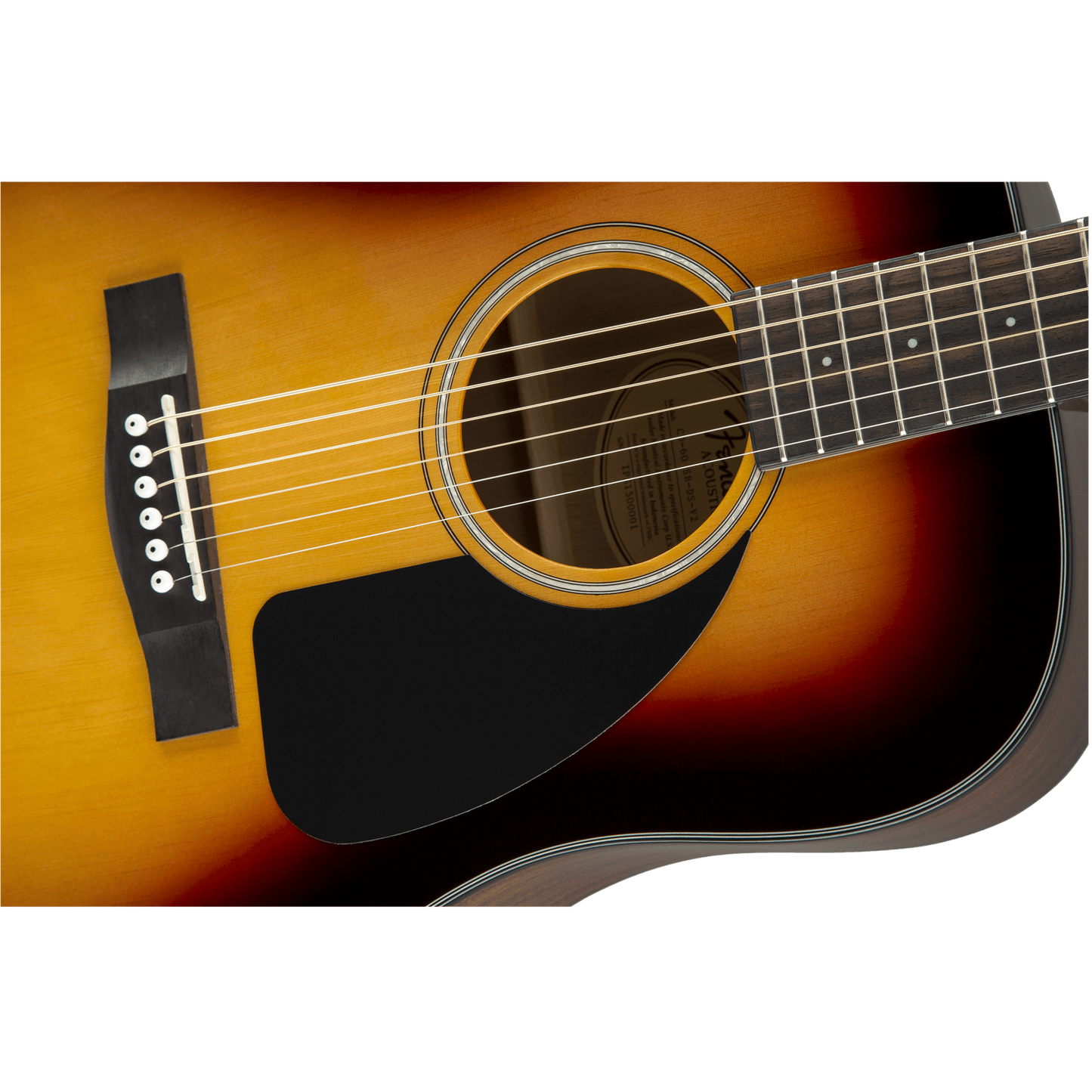 Fender CD-60 V3 Acoustic Guitar - Sunburst Cutaway Acoustic from Joondalup Music Centre 3