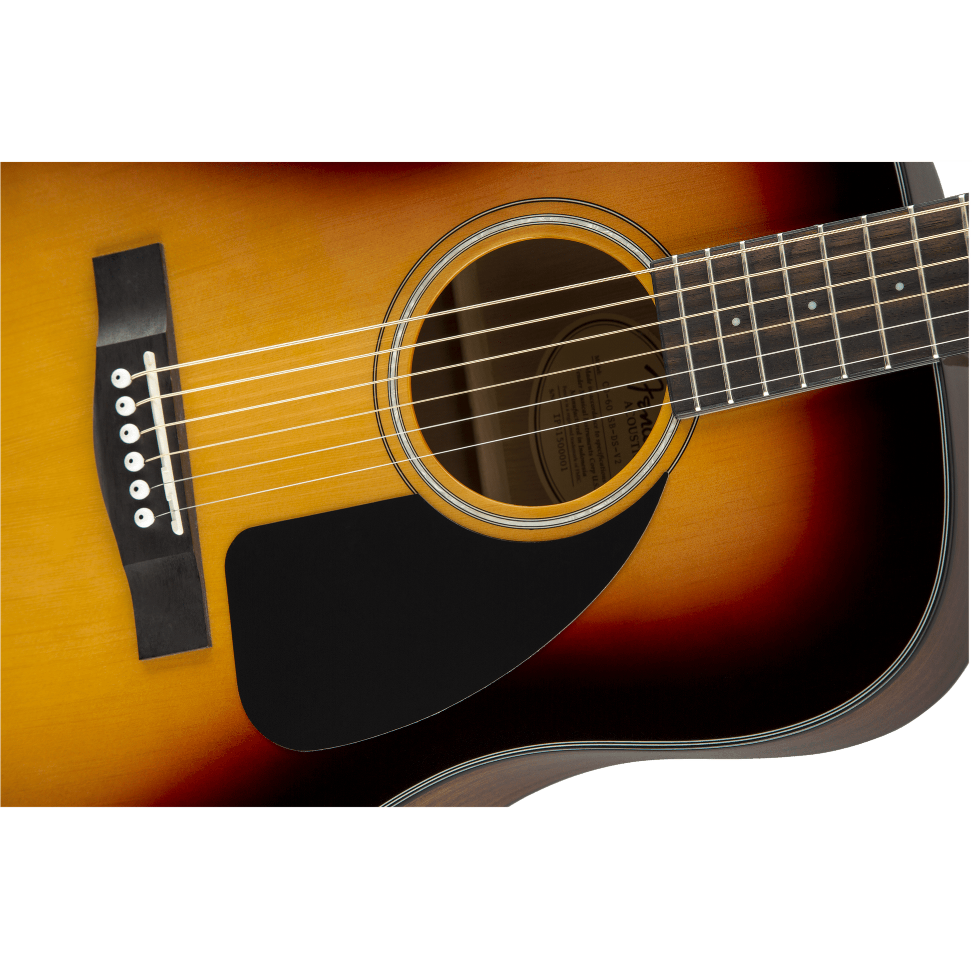 Fender CD-60 V3 Acoustic Guitar - Sunburst Cutaway Acoustic from Joondalup Music Centre 3