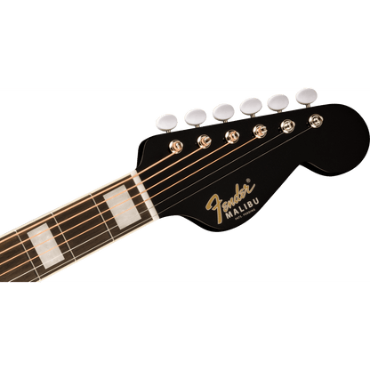 Fender California Vintage Malibu Acoustic Guitar w/Case - Black from Joondalup Music Centre 4
