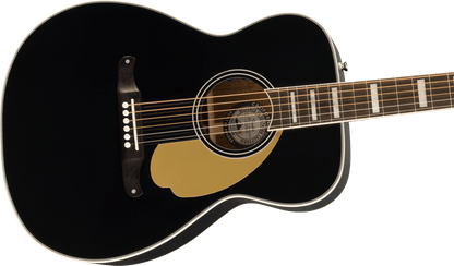 Fender California Vintage Malibu Acoustic Guitar w/Case - Black from Joondalup Music Centre 5