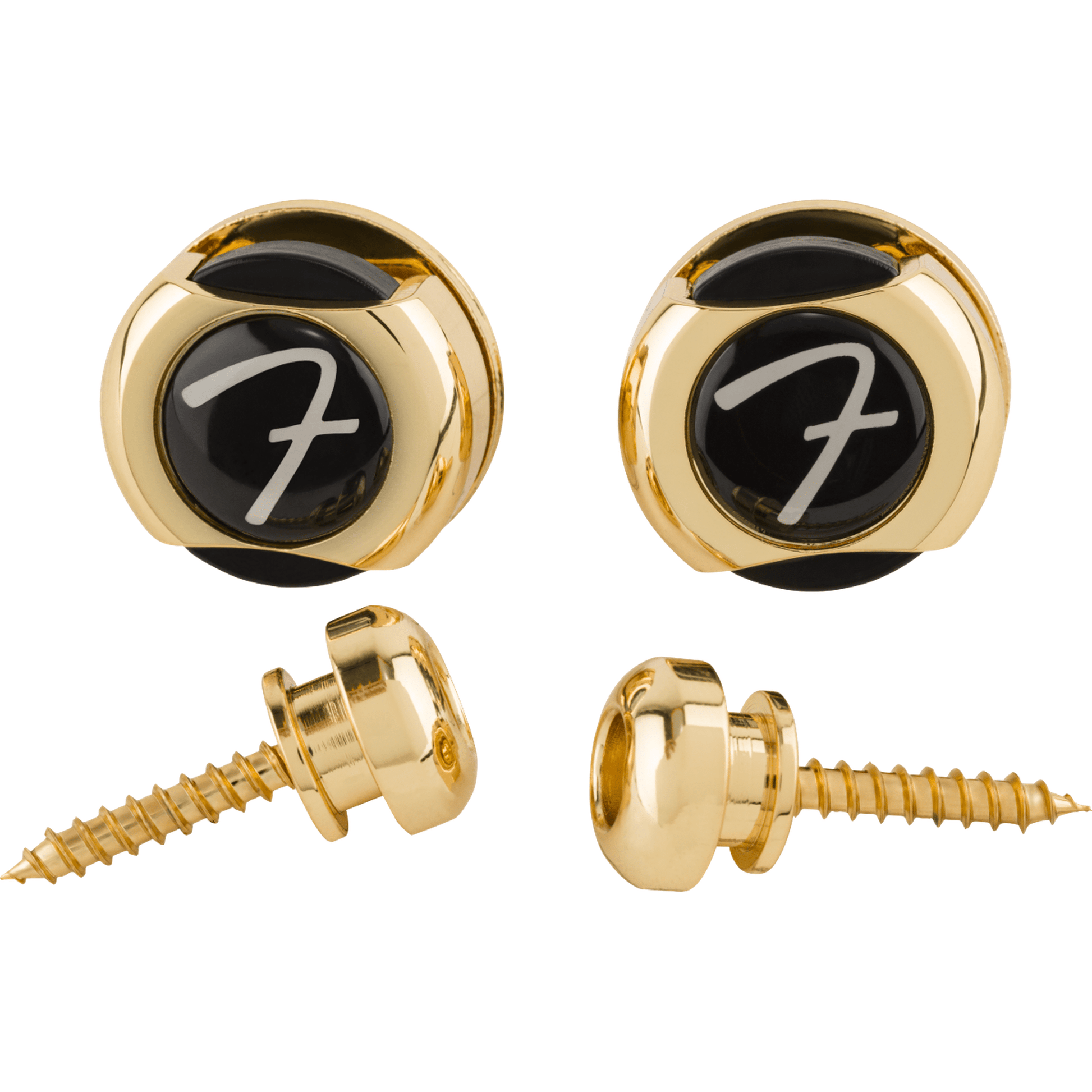 Fender "F Locks"  Infinity Guitar Strap Locks Gold from Joondalup Music Centre 2