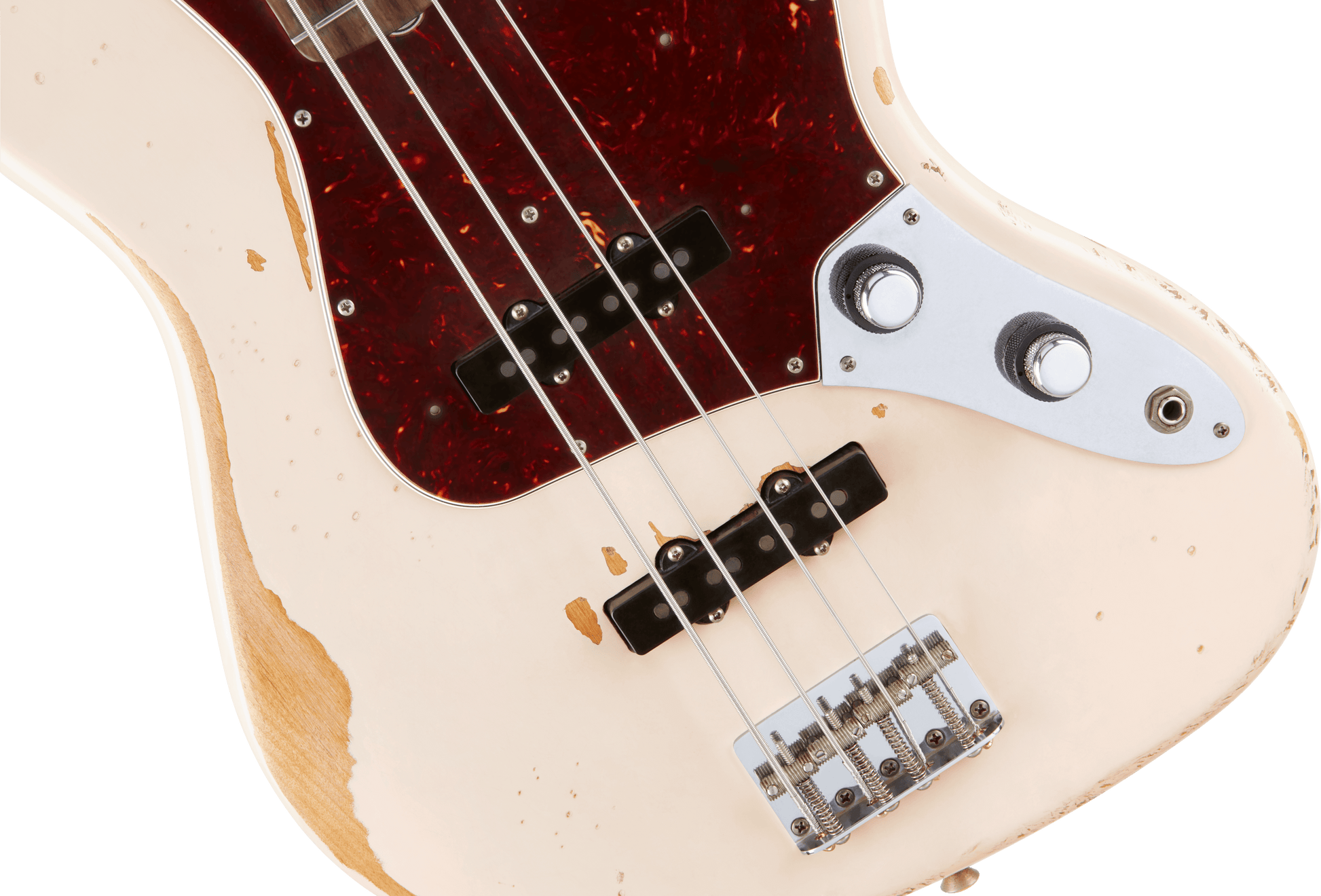 Fender Flea Jazz Bass - Roadworn - Shell Pink from Joondalup Music Centre 3