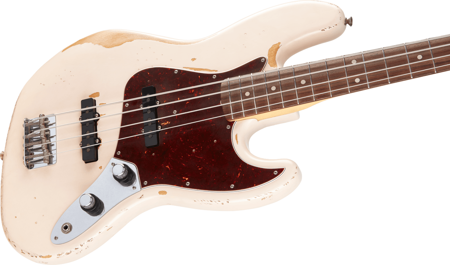 Fender Flea Jazz Bass - Roadworn - Shell Pink from Joondalup Music Centre 4