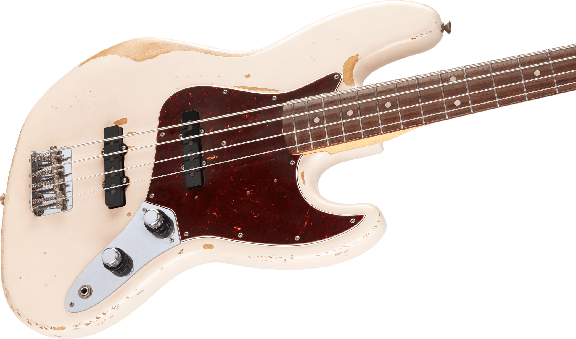 Fender Flea Jazz Bass - Roadworn - Shell Pink from Joondalup Music Centre 4