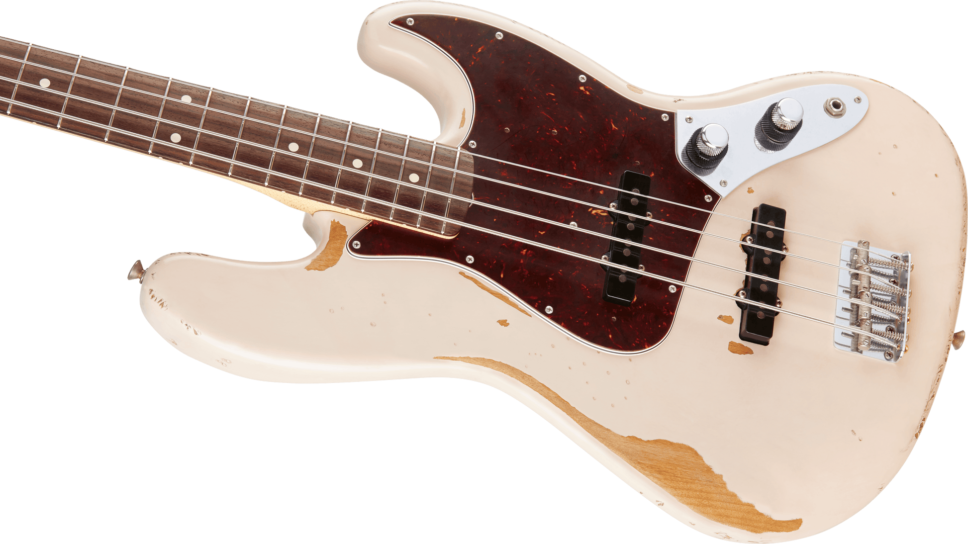 Fender Flea Jazz Bass - Roadworn - Shell Pink from Joondalup Music Centre 5