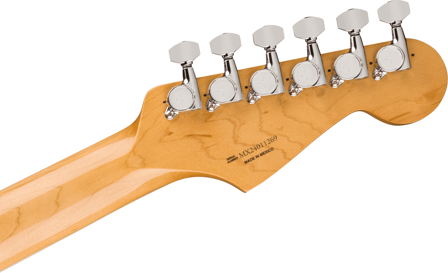 Fender Kurt Cobain Jaguar Left-Handed - 3-Color Sunburst neck back