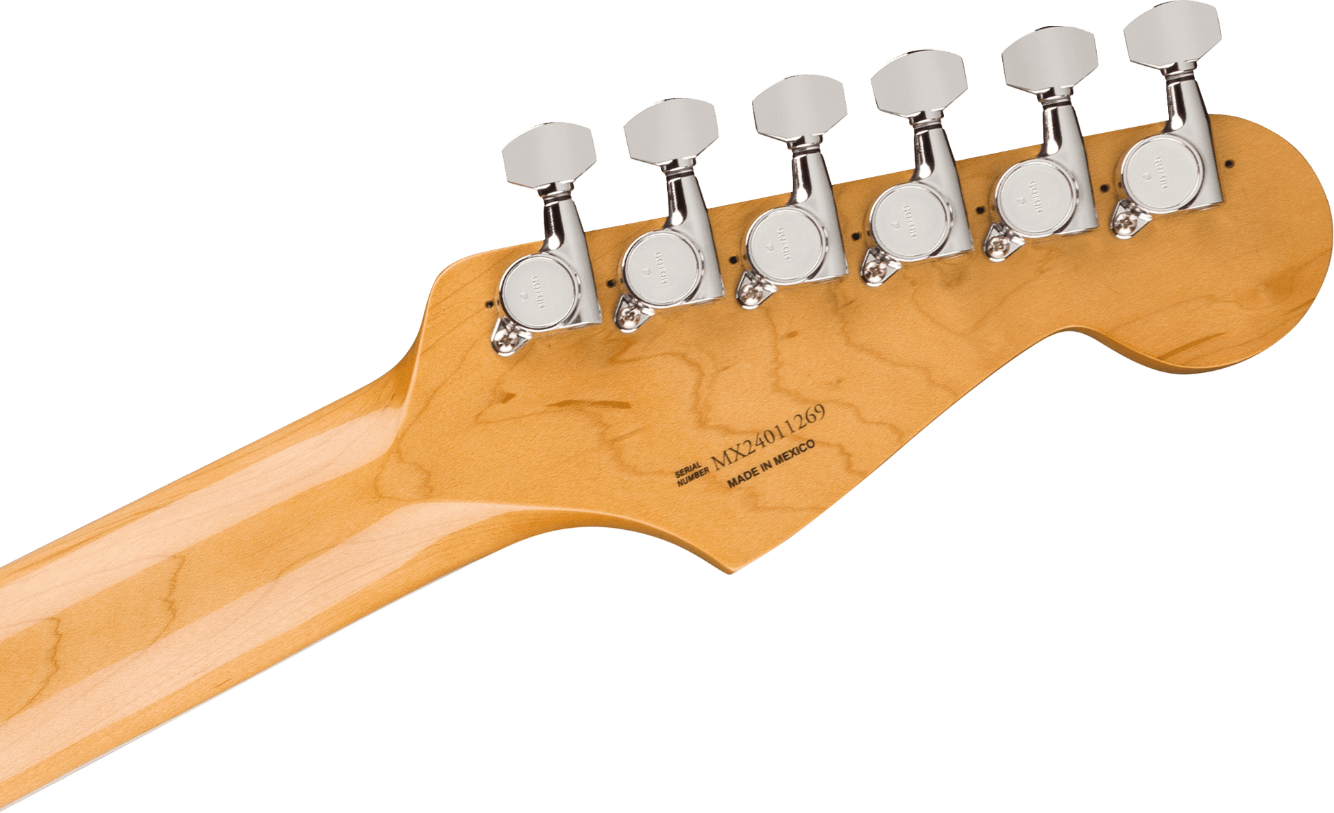 Fender Kurt Cobain Jaguar Left-Handed - 3-Color Sunburst neck back