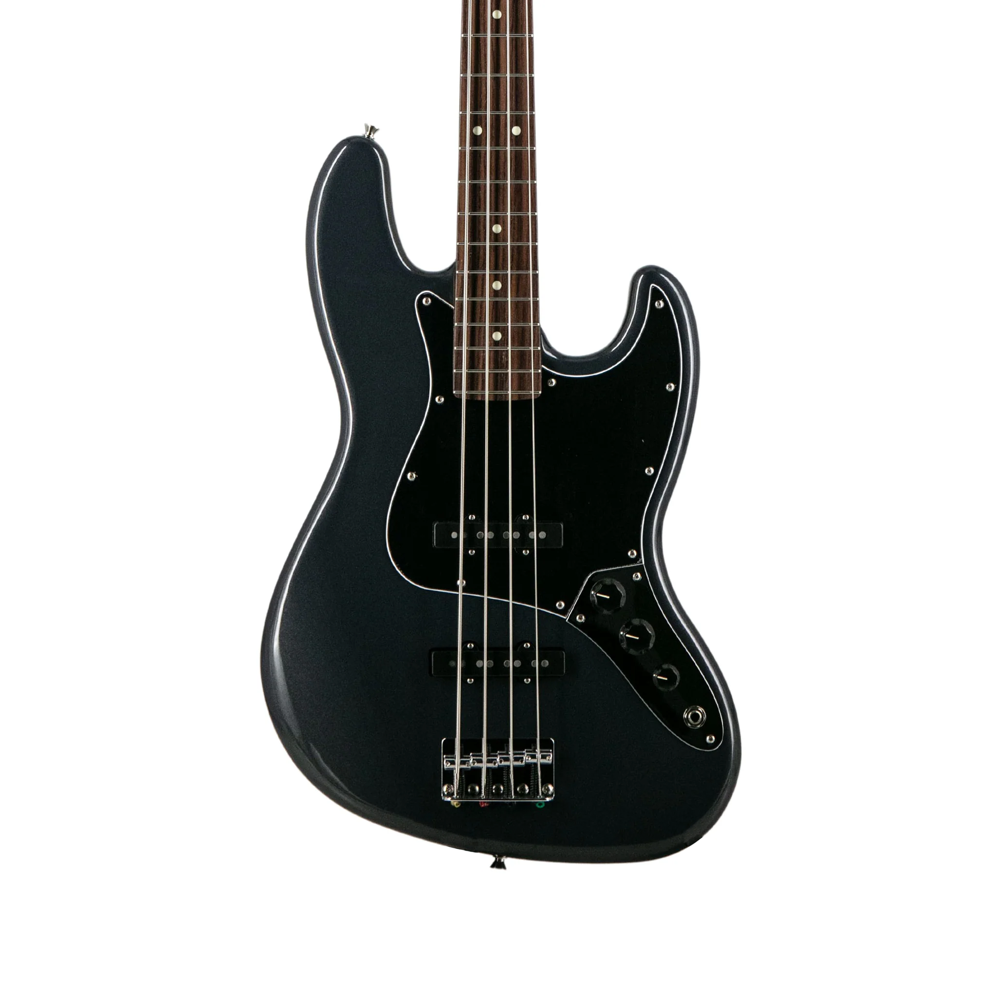 Fender Limited Edition Made in Japan Hybrid II Jazz Bass - Charcoal Frost Metallic from Joondalup Music Centre 6