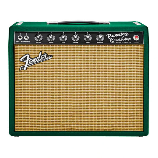 Fender Ltd Edition 65 Princeton Reverb Guitar Amplifier - British Racing Green/Wheat from Joondalup Music Centre