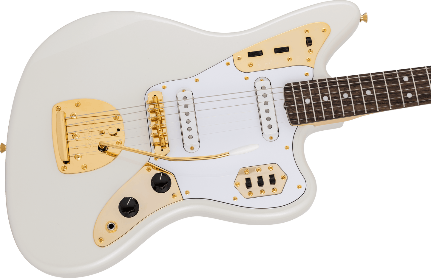 Fender Made in Japan Traditional 2025 Collection 60s Jaguar - White Pearl from Joondalup Music Centre 4