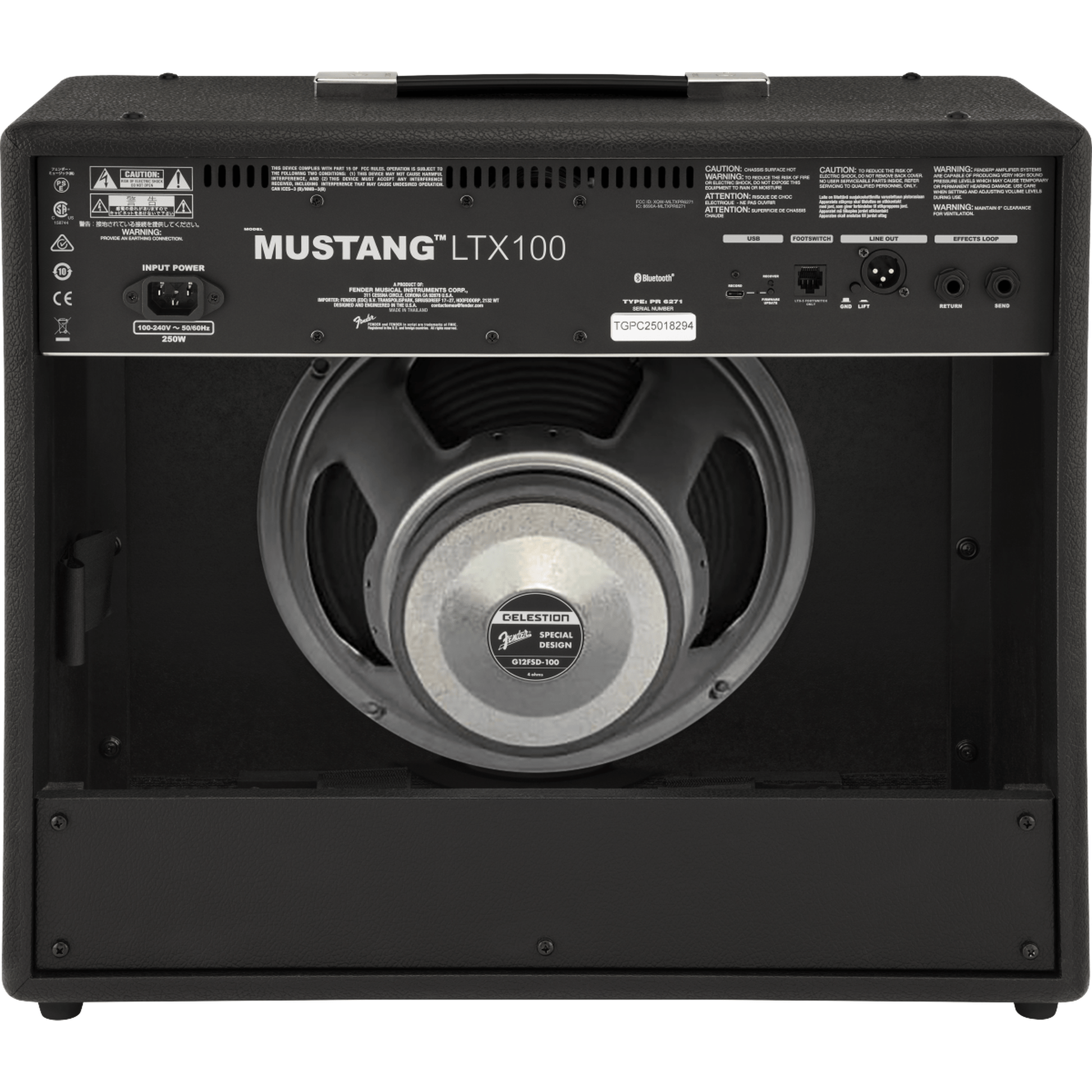 Fender Mustang LTX100 Guitar Amplifier 2