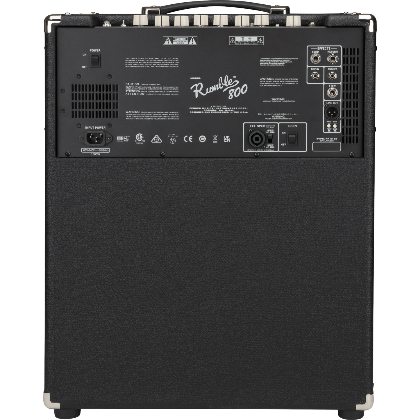 Fender Rumble 800 2x10 Bass Amplifier - 800W from Joondalup Music Centre 2