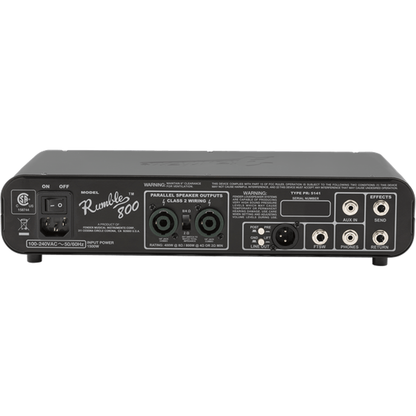 Fender Rumble 800 Bass Amplifier Head - 800W from Joondalup Music Centre 2