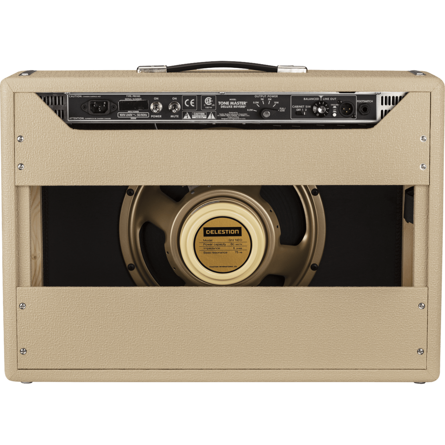 Fender Tone Master Deluxe Reverb Guitar Amplifier - Blonde from Joondalup Music Centre 2
