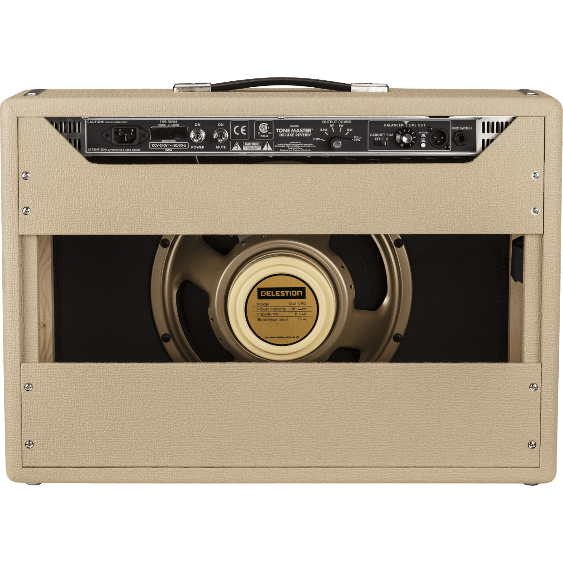 Fender Tone Master Deluxe Reverb Guitar Amplifier - Blonde from Joondalup Music Centre 2