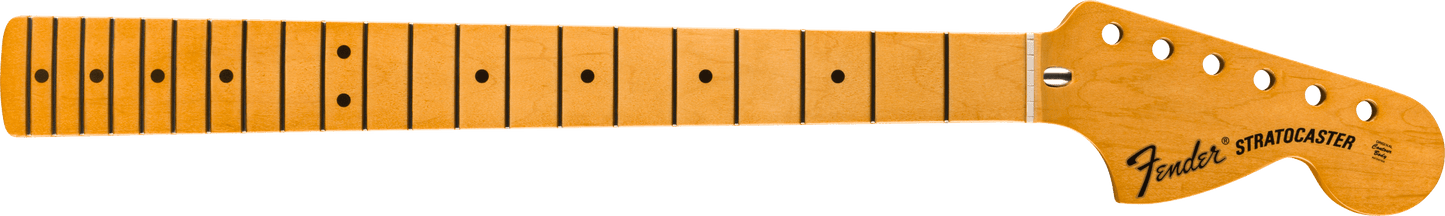 Fender Vintera II 70’s Stratocaster Neck - 21 Vintage Tall Frets - Maple - U Shape from Joondalup Music Centre 