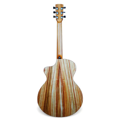 Fenech VT Professional Grand Auditorium Cutaway Solid Acoustic Guitar - Camphor back