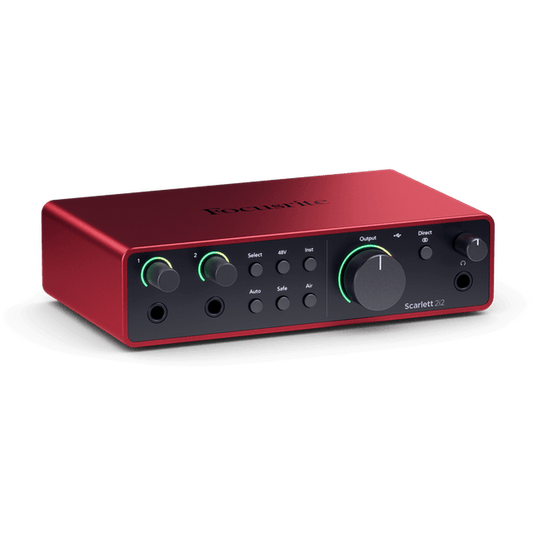 Focusrite Scarlett 2i2 Gen 4 2-in/2-out USB Audio Interface from Joondalup Music Centre
