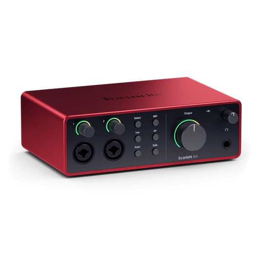Focusrite Scarlett 4i4 Gen 4 4-in/4-out USB Audio Interface from Joondalup Music Centre