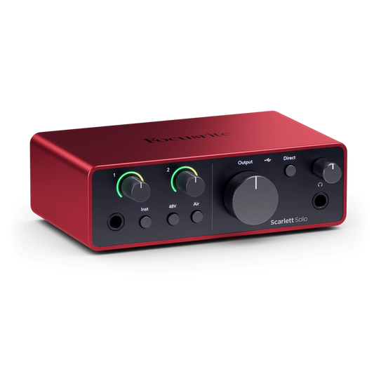 Focusrite Scarlett Solo (4th Gen) USB Audio Interface from Joondalup Music Centre