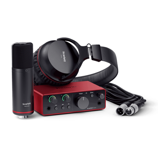 Focusrite Scarlett Solo Studio 4th Generation Recording Pack from Joondalup Music Centre