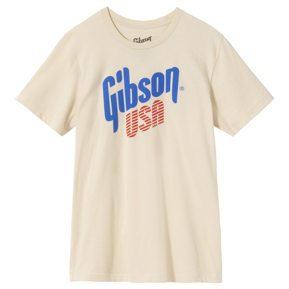 Gibson USA T Shirt Cream - XL