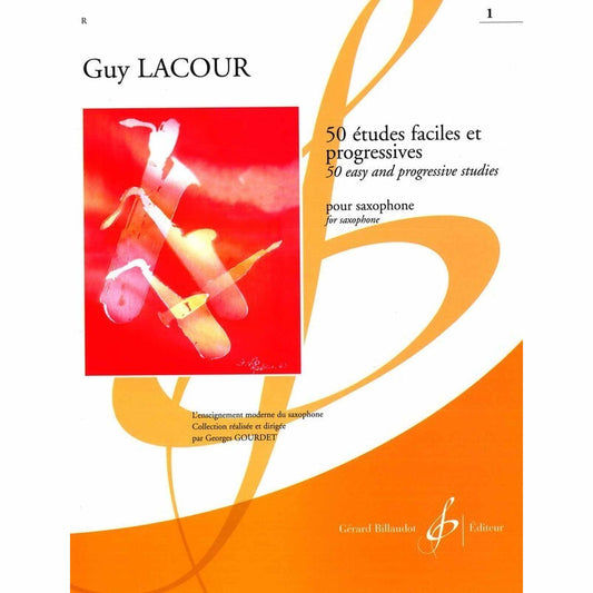 50 Easy and Progressive Studies Vol. 1 for Saxophone-BOOKS-Joondalup Music Centre