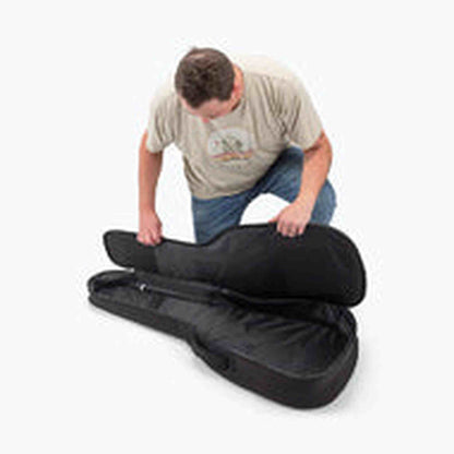 On Stage Adventure Series Acoustic Guitar Gig Bag in Black/Brown