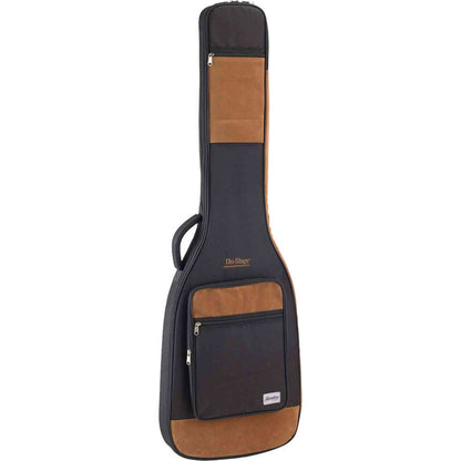 On Stage Adventure Series Electric Bass Guitar Gig Bag - Black/Brown