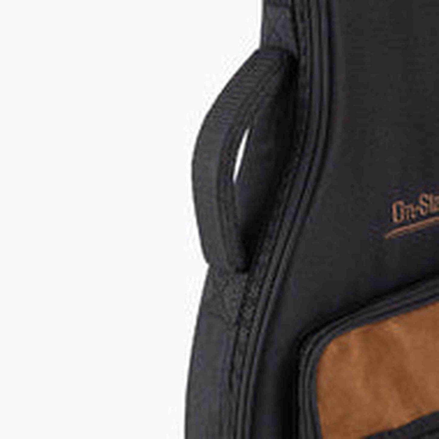 On Stage Adventure Series Electric Bass Guitar Gig Bag - Black/Brown