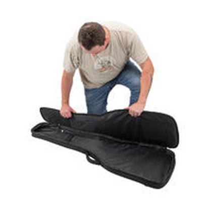 On Stage Adventure Series Electric Bass Guitar Gig Bag - Black/Brown